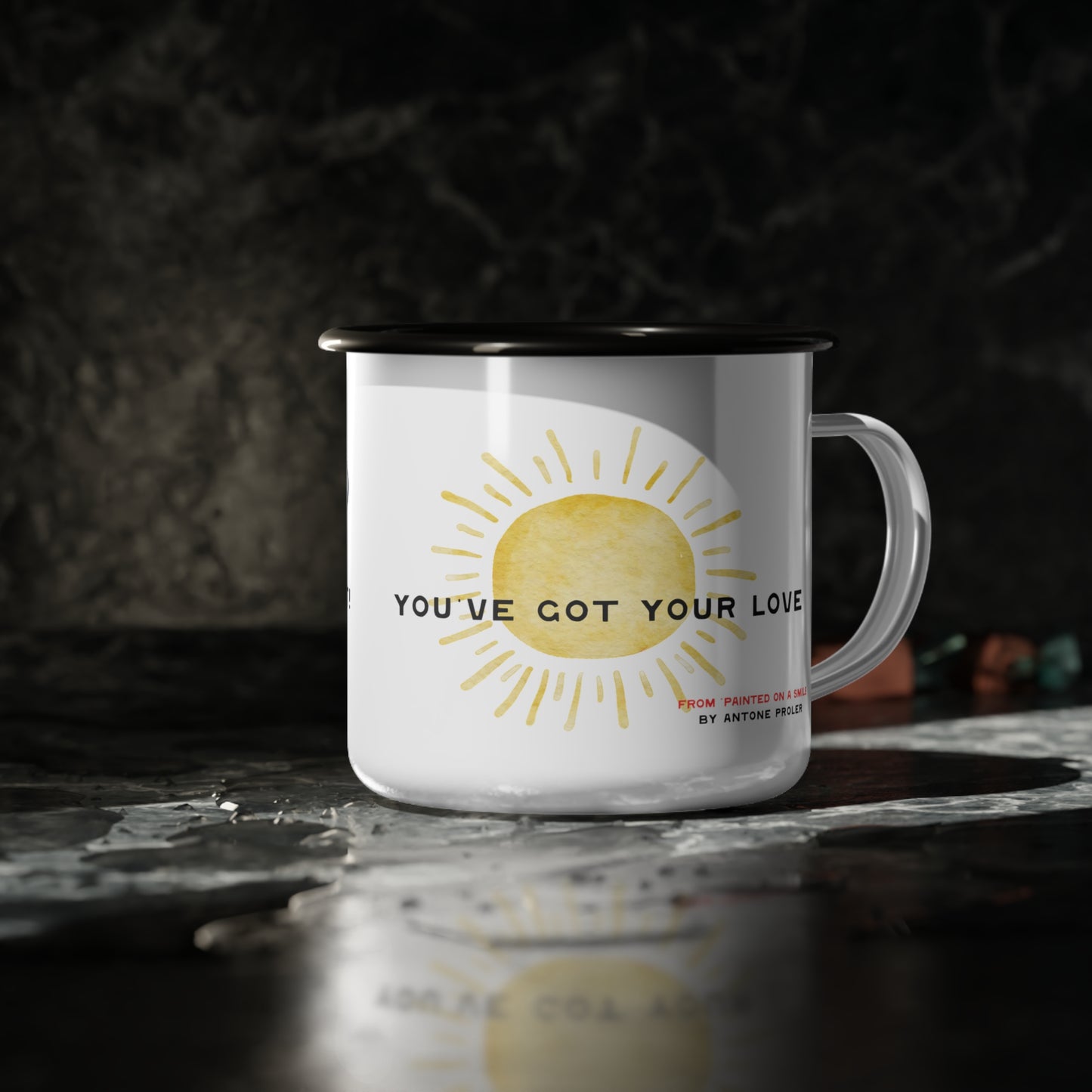 Painted On A Smile Camping Mug