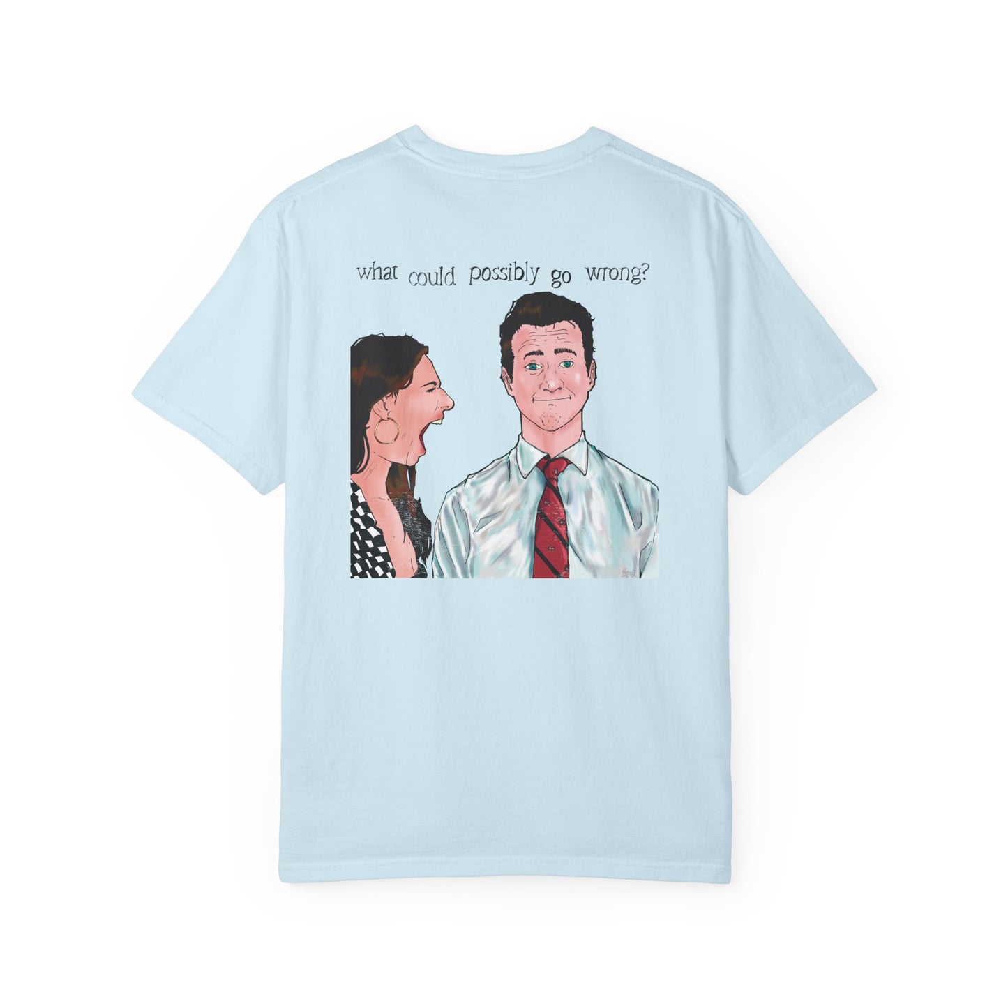 What Could Possibly Go Wrong? Illustrated Cover Art T-Shirt