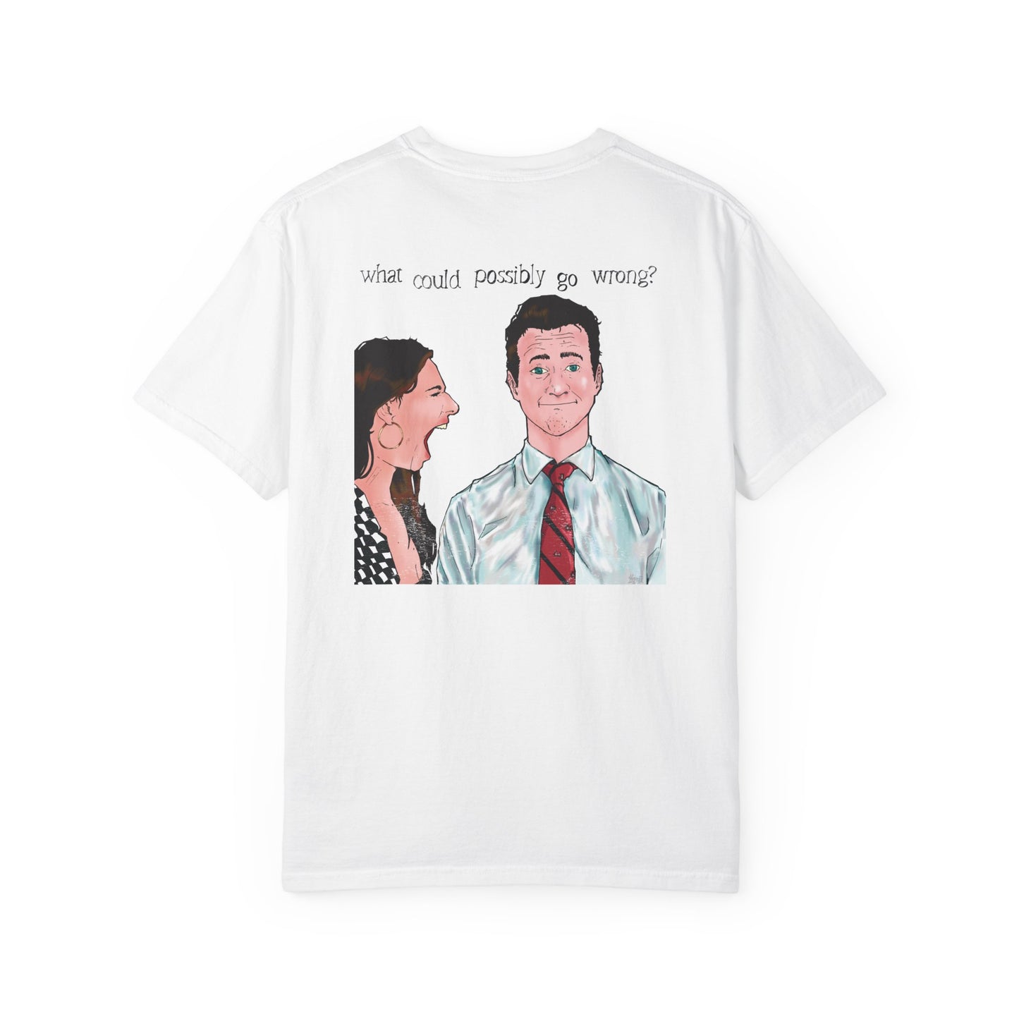What Could Possibly Go Wrong? Illustrated Cover Art T-Shirt