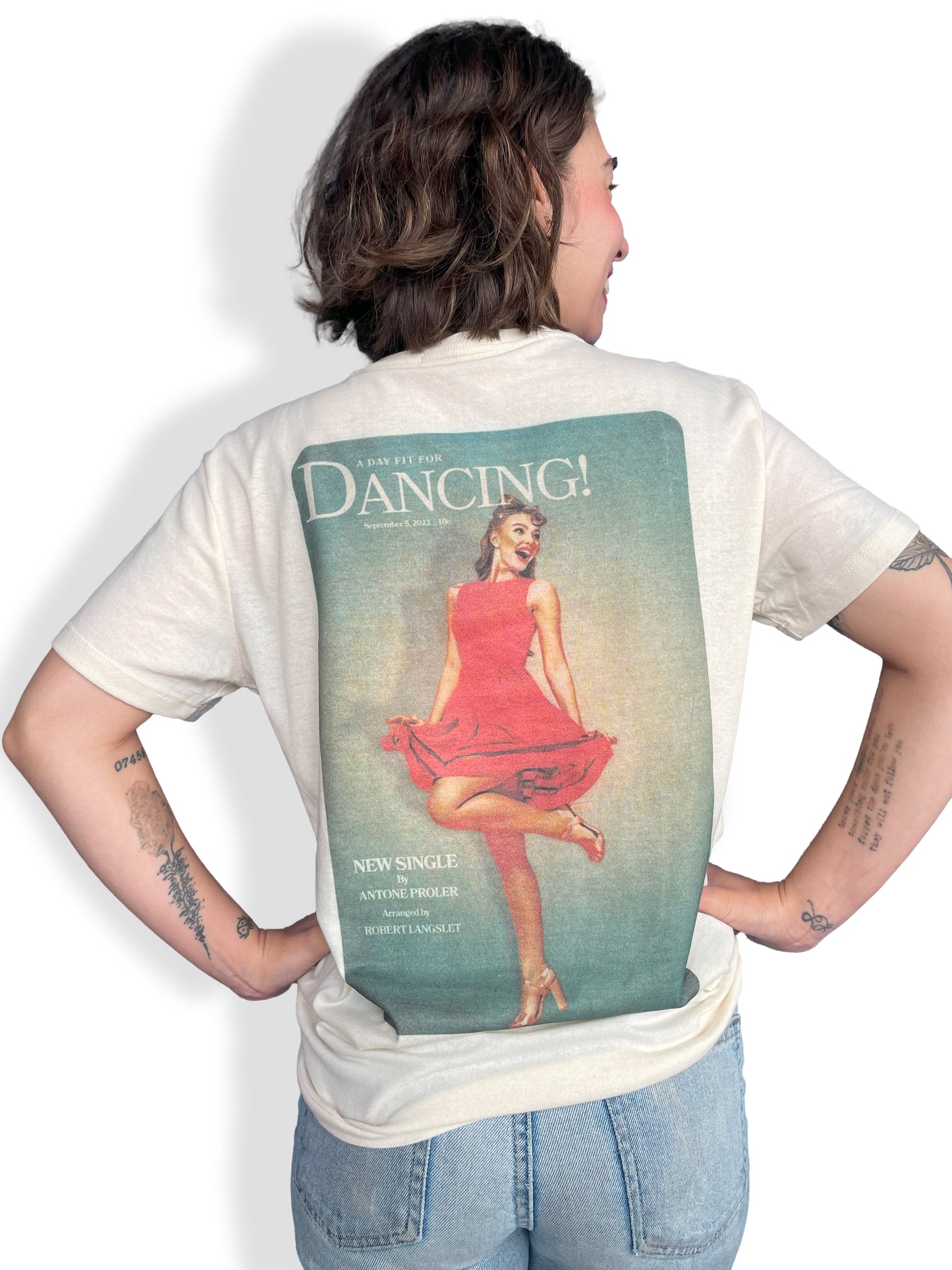 Marine Layer Signature Crew with Embroidered Logo - "Day Fit For Dancing"