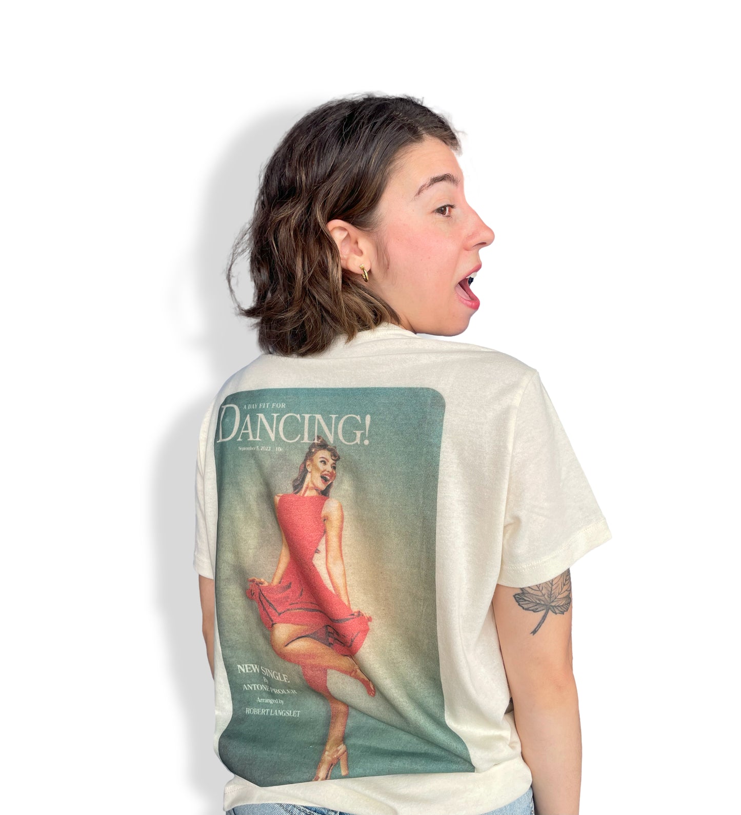 Marine Layer Signature Crew with Embroidered Logo - "Day Fit For Dancing"