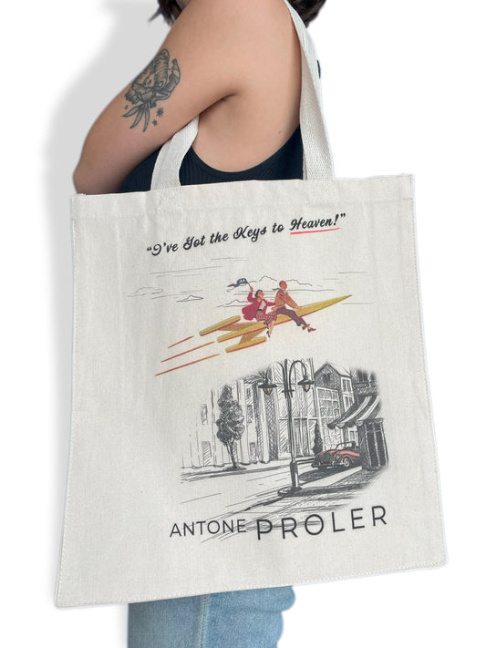 Heavy Duty Canvas Tote - "Keys to Heaven"